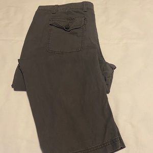 Grey Eddie Bauer Crop Ripstop Pants, 16